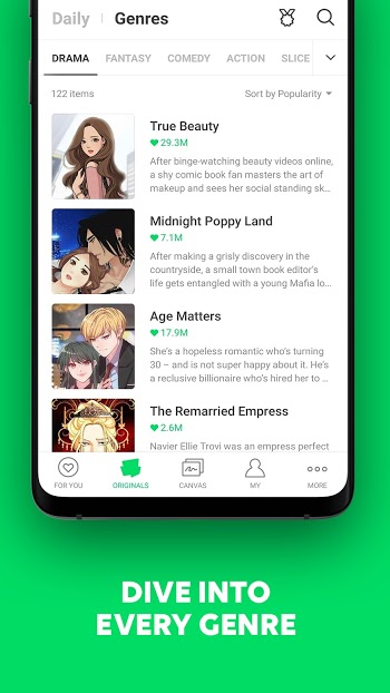 Webtoon Mod স্ক্রিনশট 1