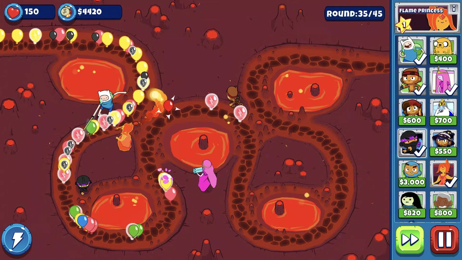 Bloons Adventure Time TD Скриншот 3