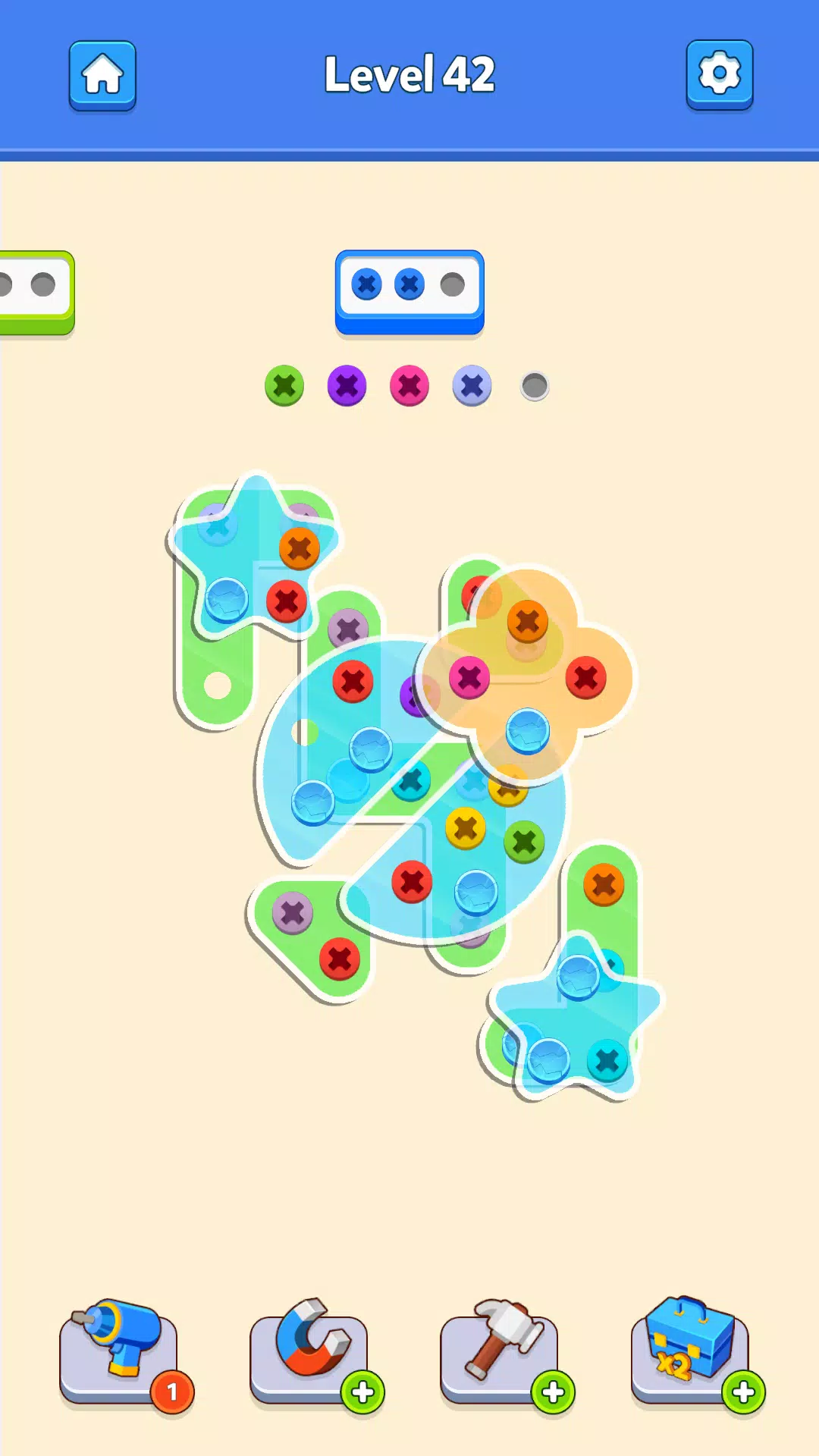 Screw Pin Jam Puzzle Nuts Bolt Captura de tela 3