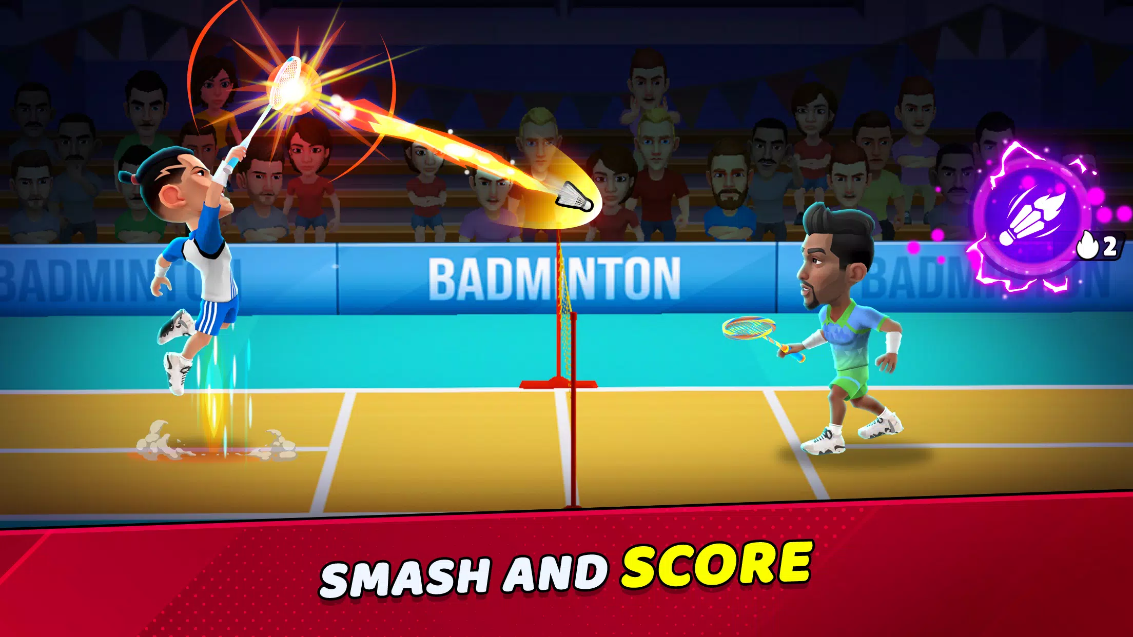 Badminton Clash 3D ภาพหน้าจอ 0