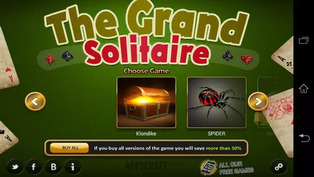 Grand Solitaires Collection Screenshot 1