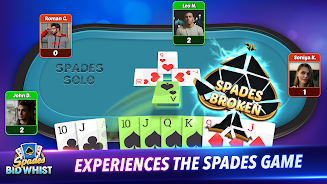 Spades: Bid Whist Classic Game Скриншот 2