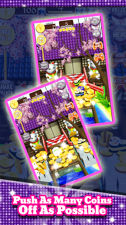 Coin Japan Pusher Fever Mania Скриншот 2