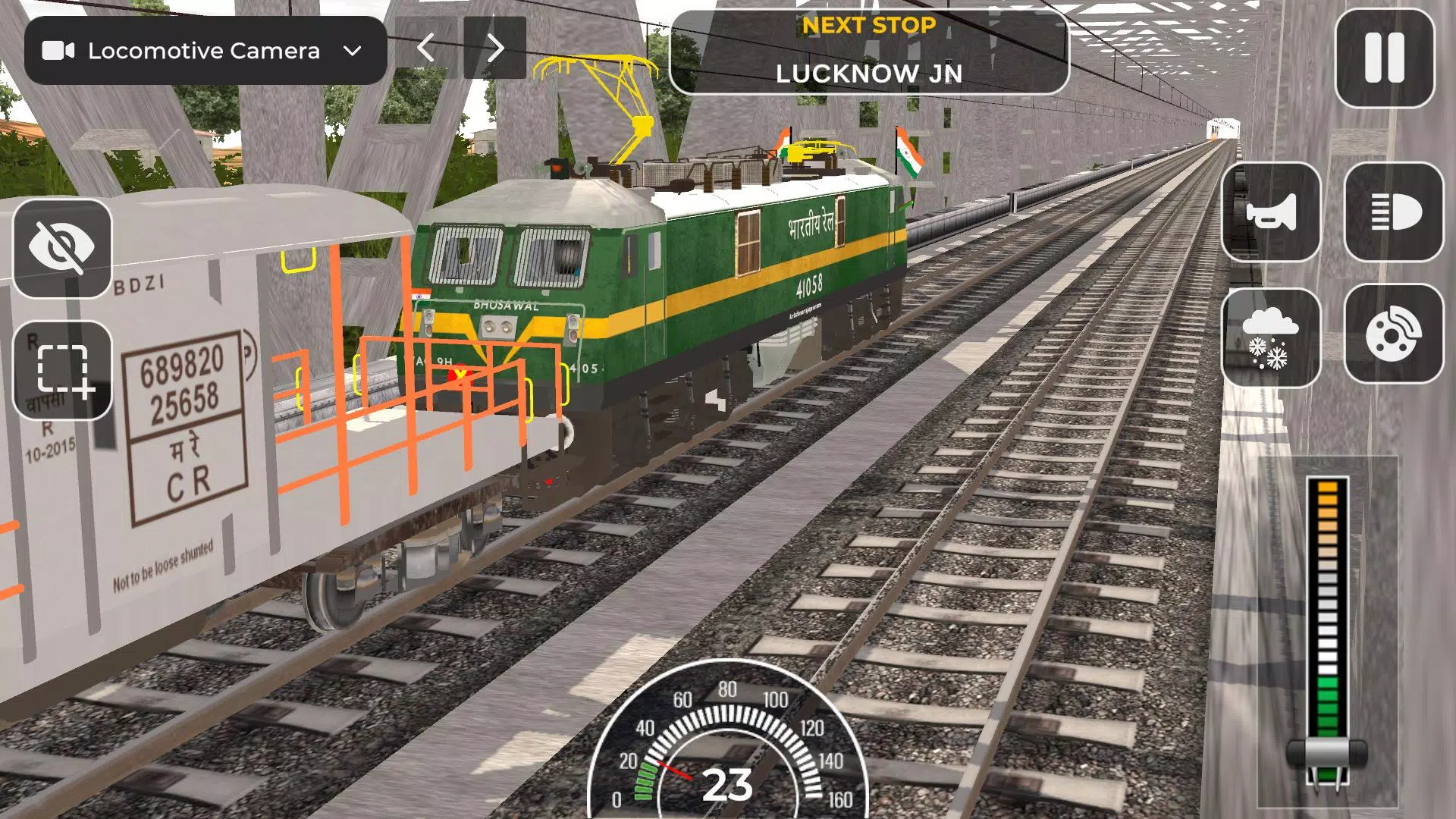 Indian Railway Train Simulator Скриншот 0