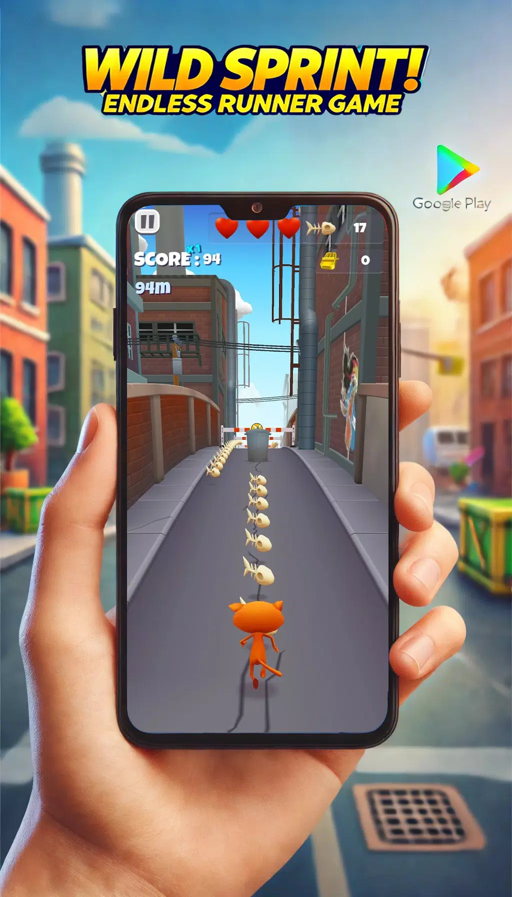 Wild Sprint: Endless Runner Ảnh chụp màn hình 0