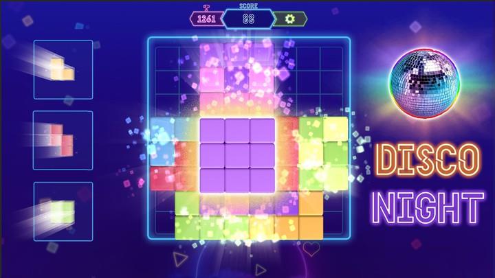 Block Neon 3D : Disco Puzzle Captura de tela 1