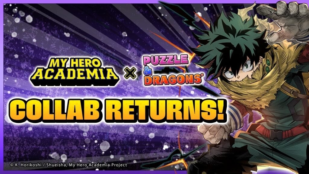 Conquer Dungeons at puntos ng libreng paghila sa Puzzle & Dragons x My Hero Academia Crossover!