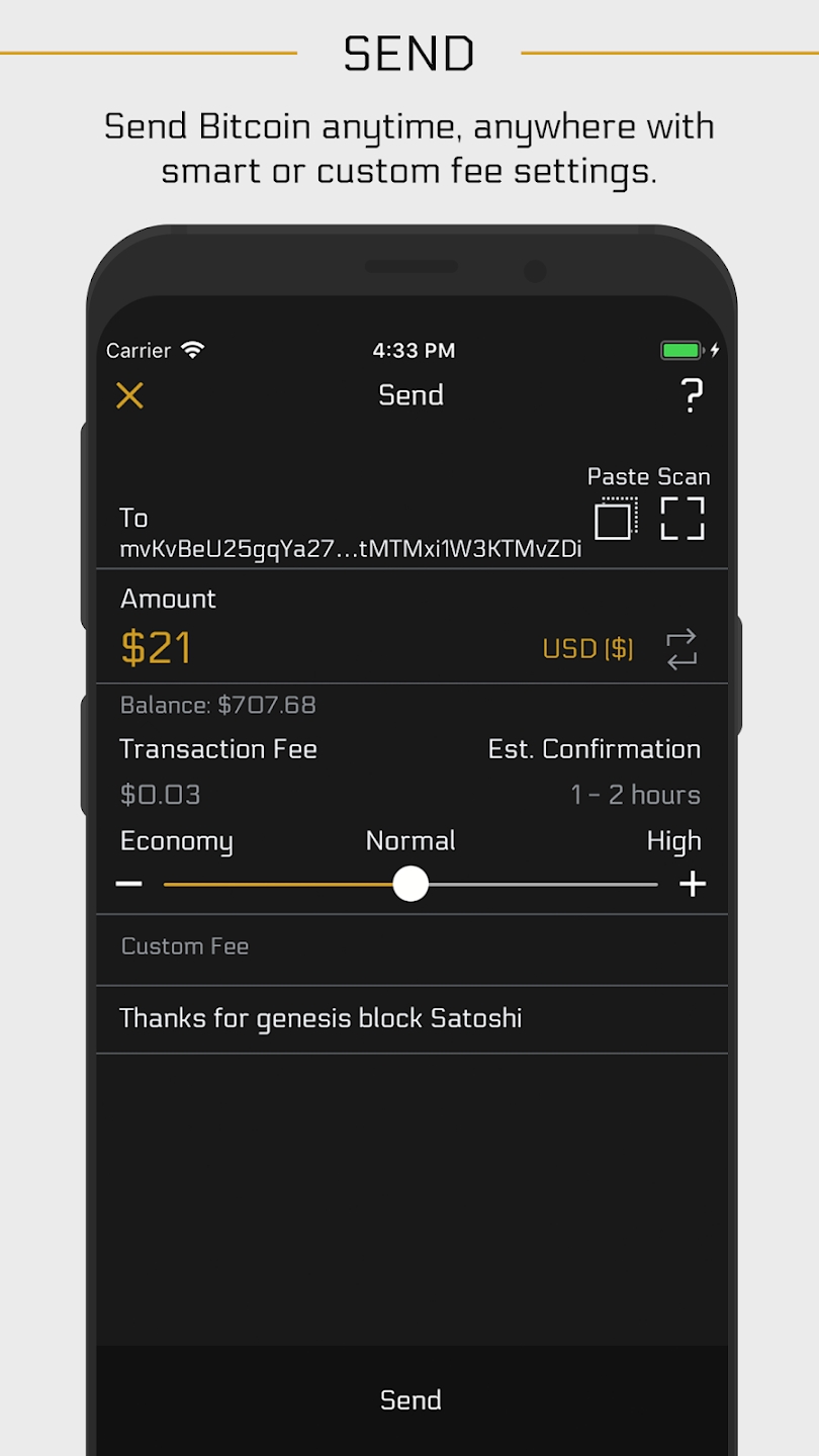 HODL Wallet ဖန်သားပြင်ဓာတ်ပုံ 3