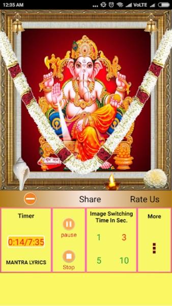 Powerful Ganesh Mantra Captura de tela 2