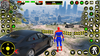 Spider Robot Hero Car Games Tangkapan skrin 2