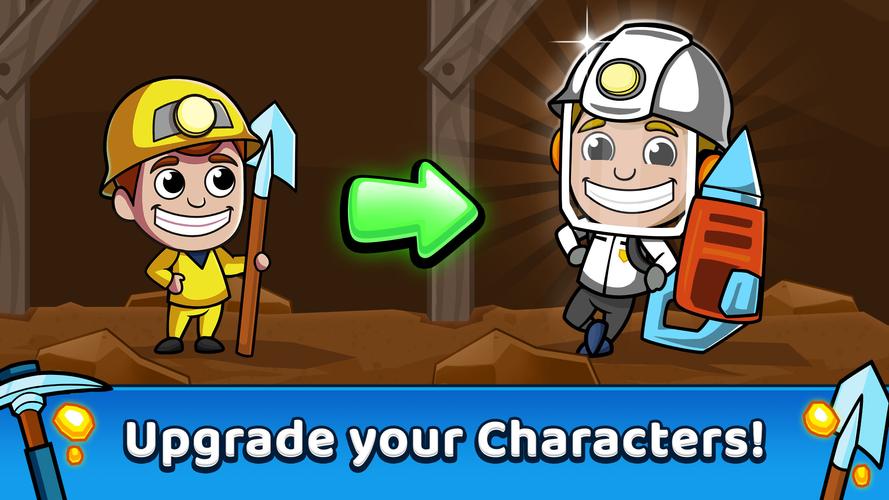 Idle Miner ဖန်သားပြင်ဓာတ်ပုံ 1