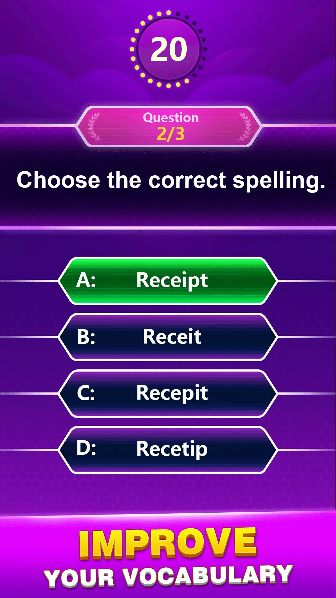 Spelling Quiz - Quiz-Wortspiel Screenshot 3