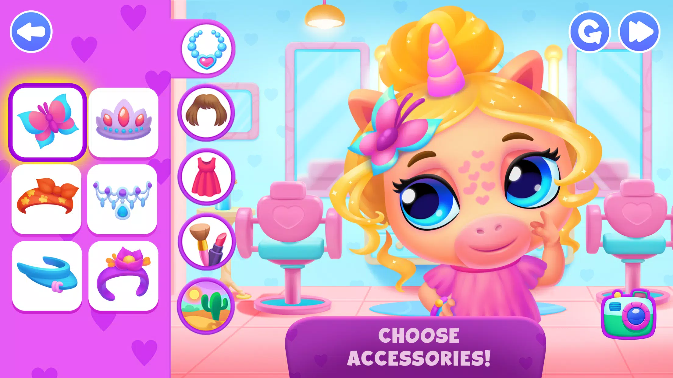 Unicorn Dress up games kids 스크린샷 1