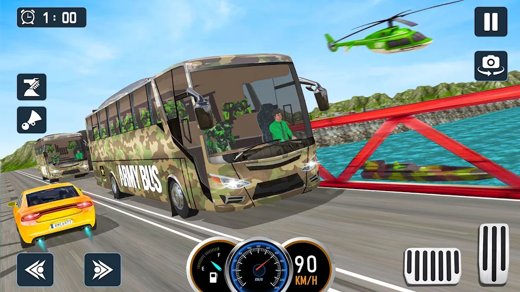 Army Bus Game Army Driving Schermafbeelding 3