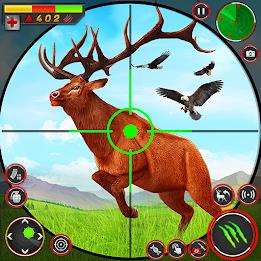 Jungle Deer Hunting Games ภาพหน้าจอ 0