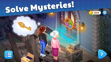 Mansion Mystery : Match 3 Game Captura de tela 1