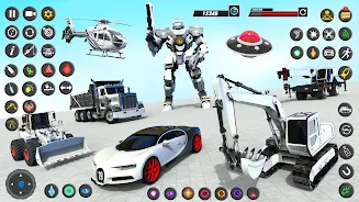 Robot Truck Car Transform Game Скриншот 0