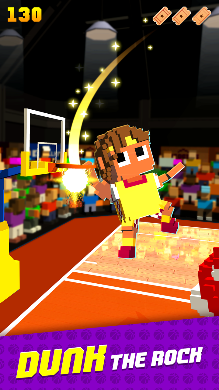 Blocky Basketball FreeStyle Screenshot 2