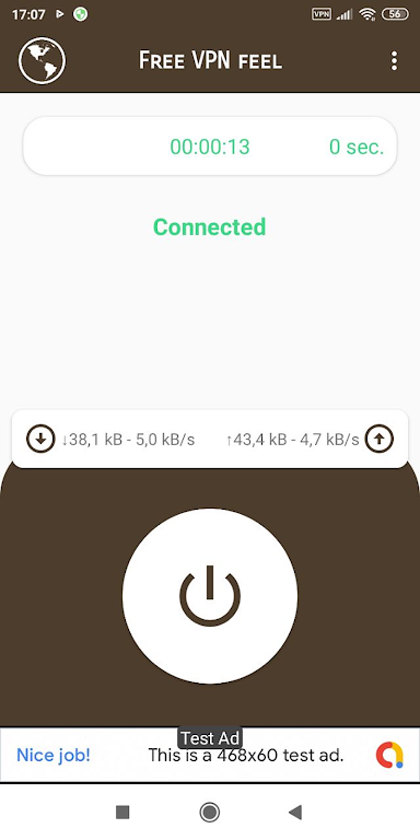 VPN feel - Fast & FREEDOME Captura de tela 0