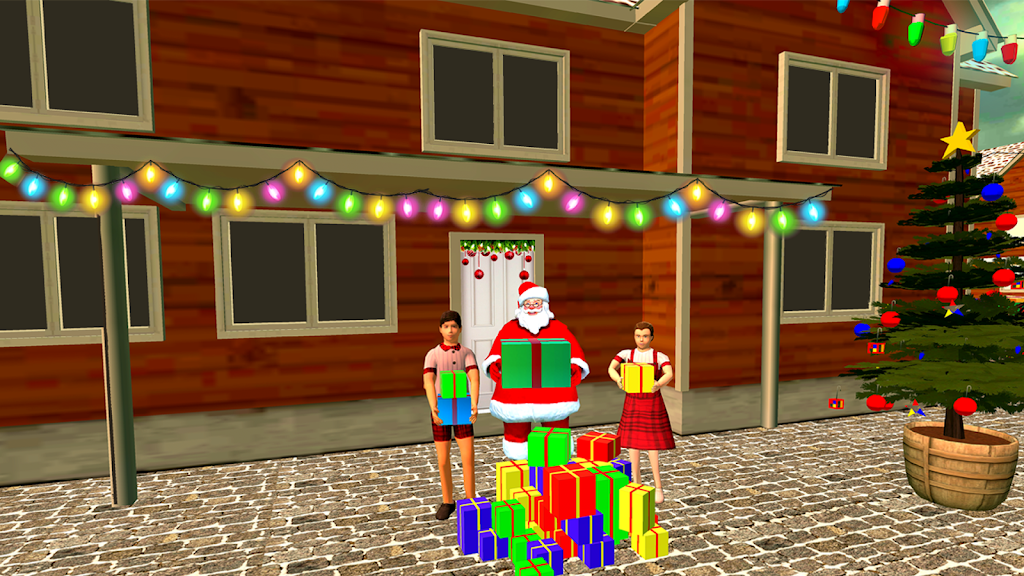 Christmas Santa Gift Delivery Captura de pantalla 1