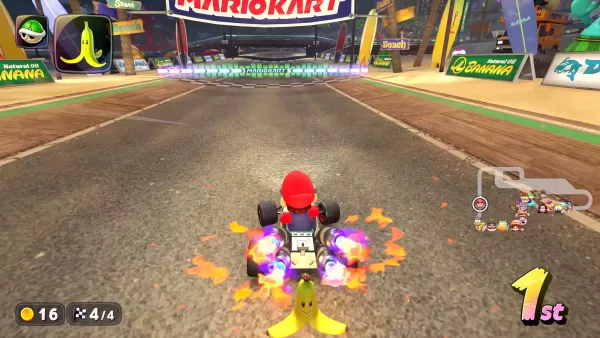Mario Kart World power-up usage