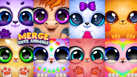 Merge Cute Animals: Pets Games Screenshot 1