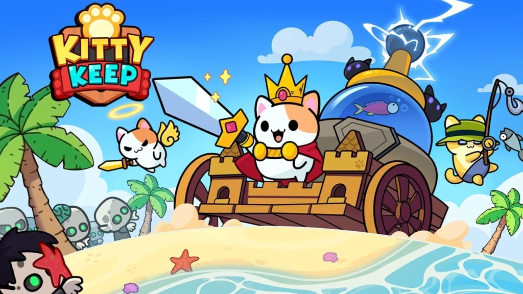 Kitty Keep: New Game équipe les chats pour les batailles en bord de plage