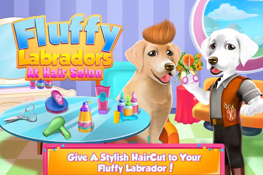 Fluffy Labradors at Hair Salon ภาพหน้าจอ 0