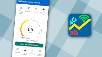 Schermata WiFi analyzer, WiFi speedmeter 0