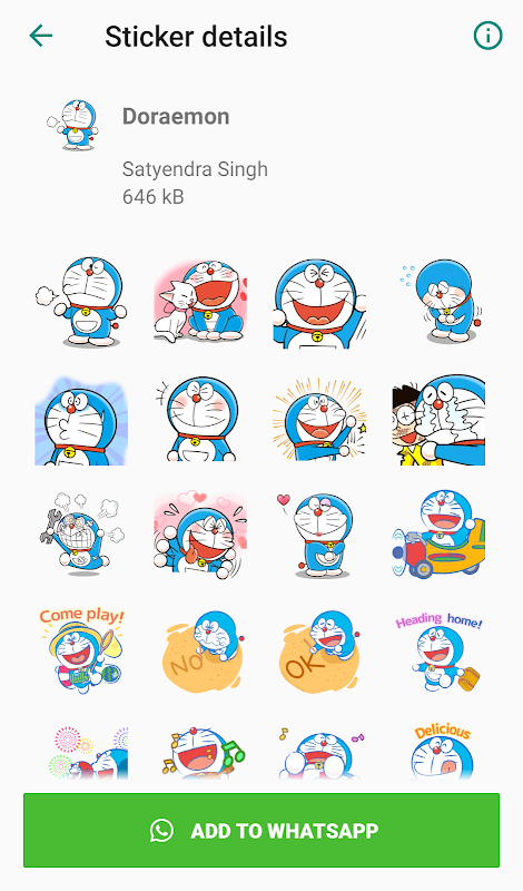 Cartoon Stickers for Whatsapp Screenshot 2