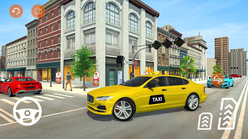 Grand Taxi simulator 3D game Screenshot 0