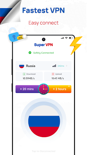 Russia VPN: Get Moscow IP Schermafbeelding 0