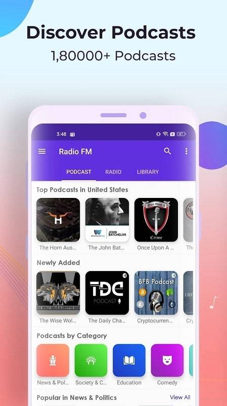 Radio FM: Live-Radio-App Screenshot 1