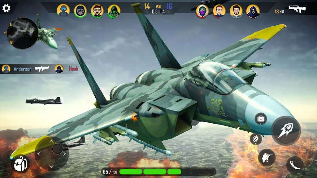 Fighter Jet Games Warplanes Скриншот 3