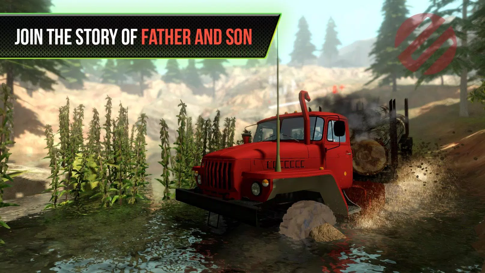 Truck Simulator OffRoad 4 Captura de pantalla 0