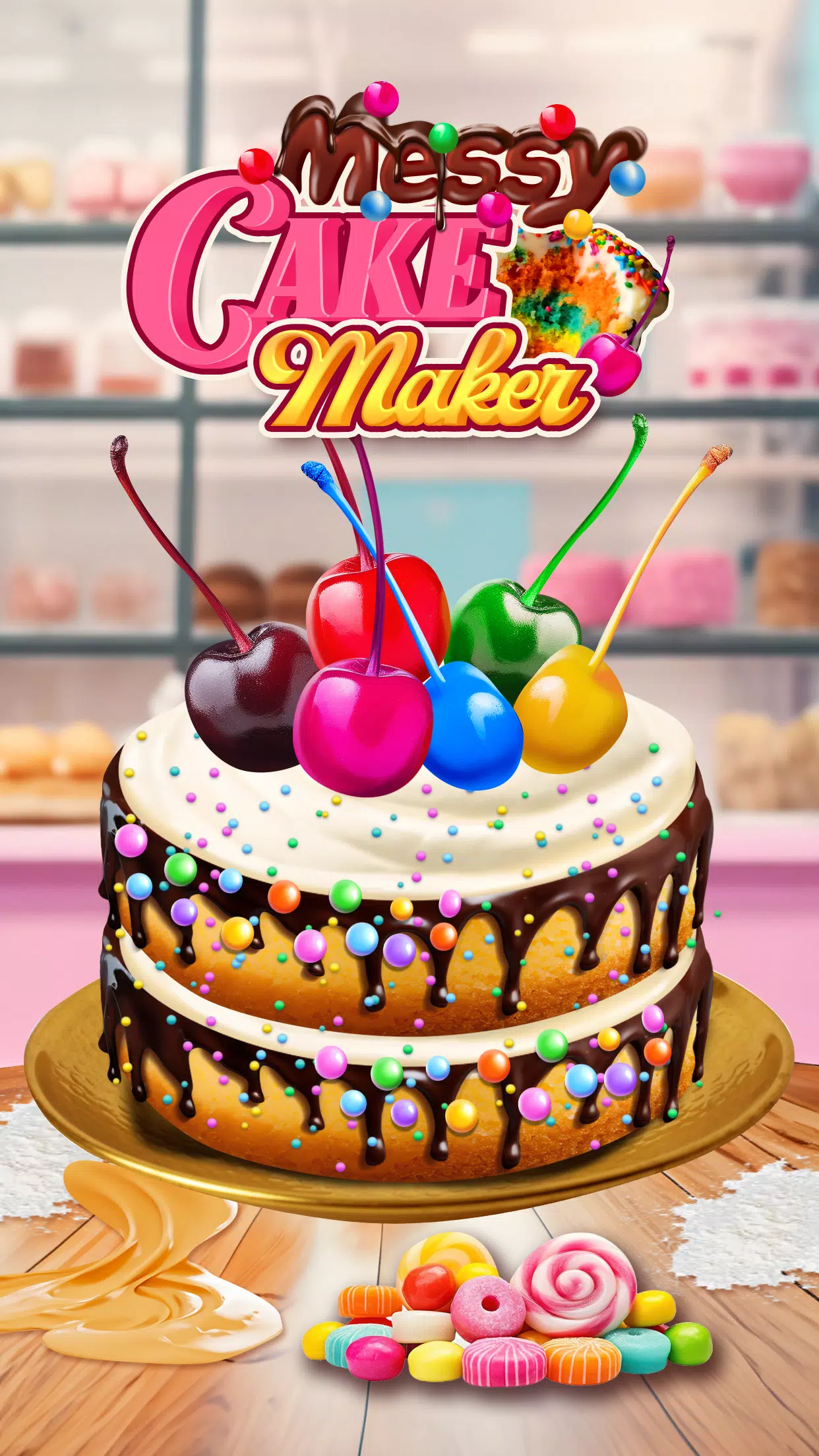 Messy Cake Maker Ảnh chụp màn hình 0