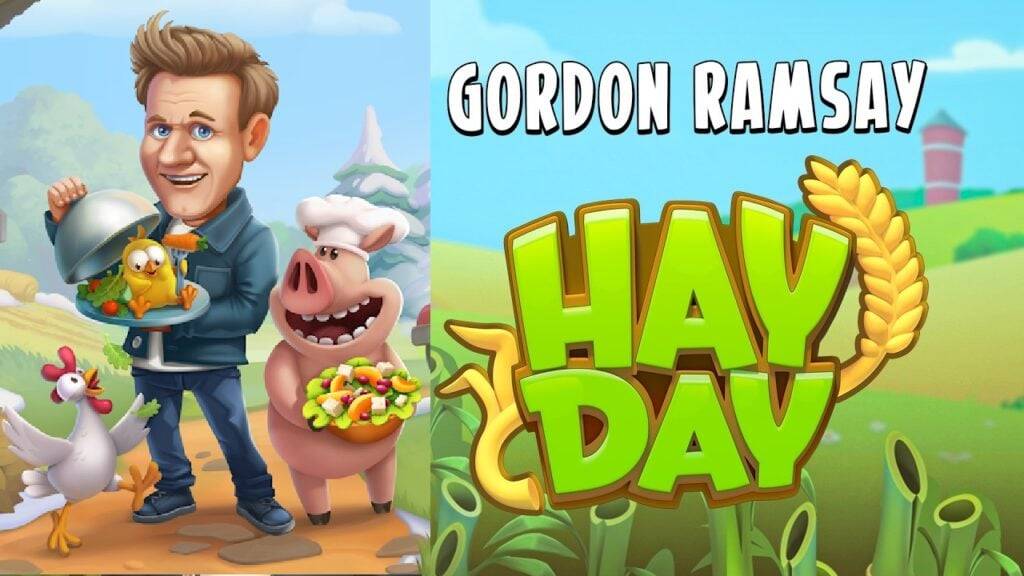 Famous Chef Gordon Ramsay Trades Kitchens for Farms in Hay Day Event