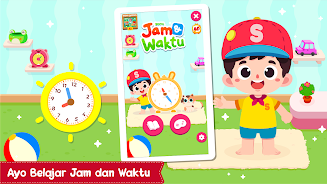 Belajar Jam & Waktu ဖန်သားပြင်ဓာတ်ပုံ 0