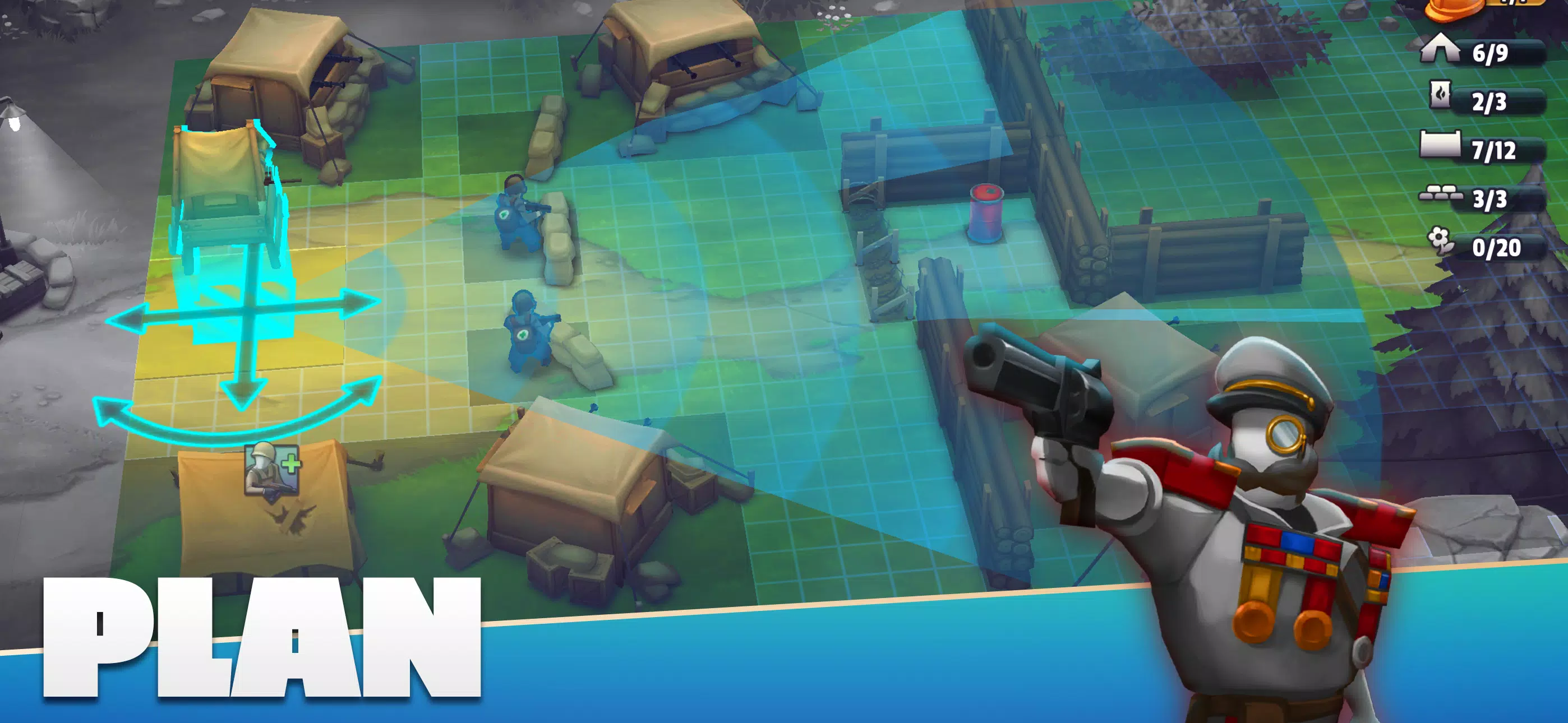 GUNS UP! Mobile War Strategy Capture d'écran 1
