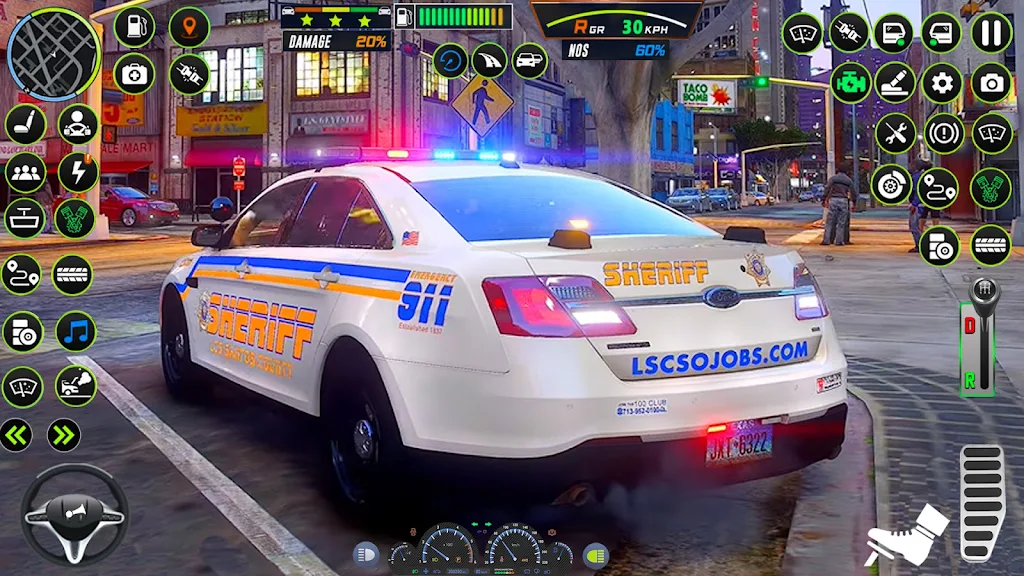 US Police Car Chase: Cop Games Captura de tela 2