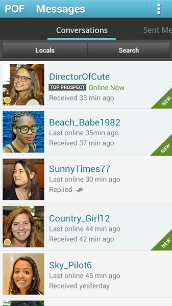 Plenty of Fish Dating App Schermafbeelding 2