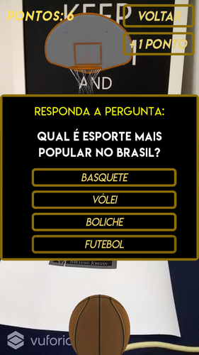 Desafio do Aremesso AR Captura de tela 3