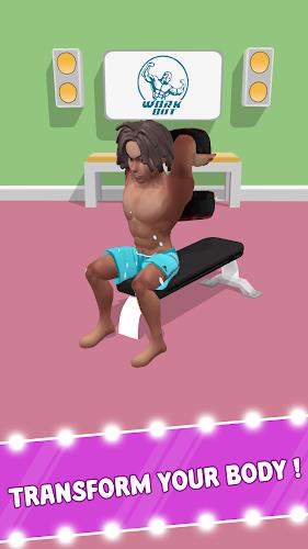 Idle Workout Fitness: Gym Life Captura de tela 1