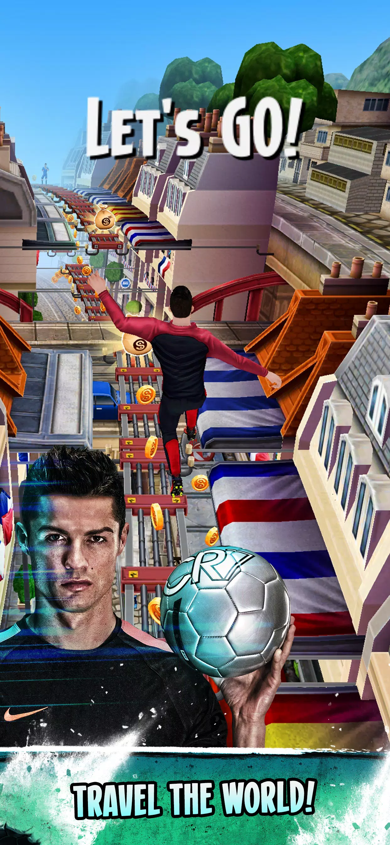 Ronaldo: Kick'n'Run Football Screenshot 1