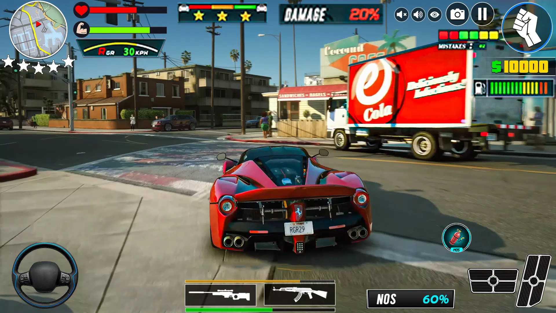 Vegas City Gangster Crime Game Captura de tela 3
