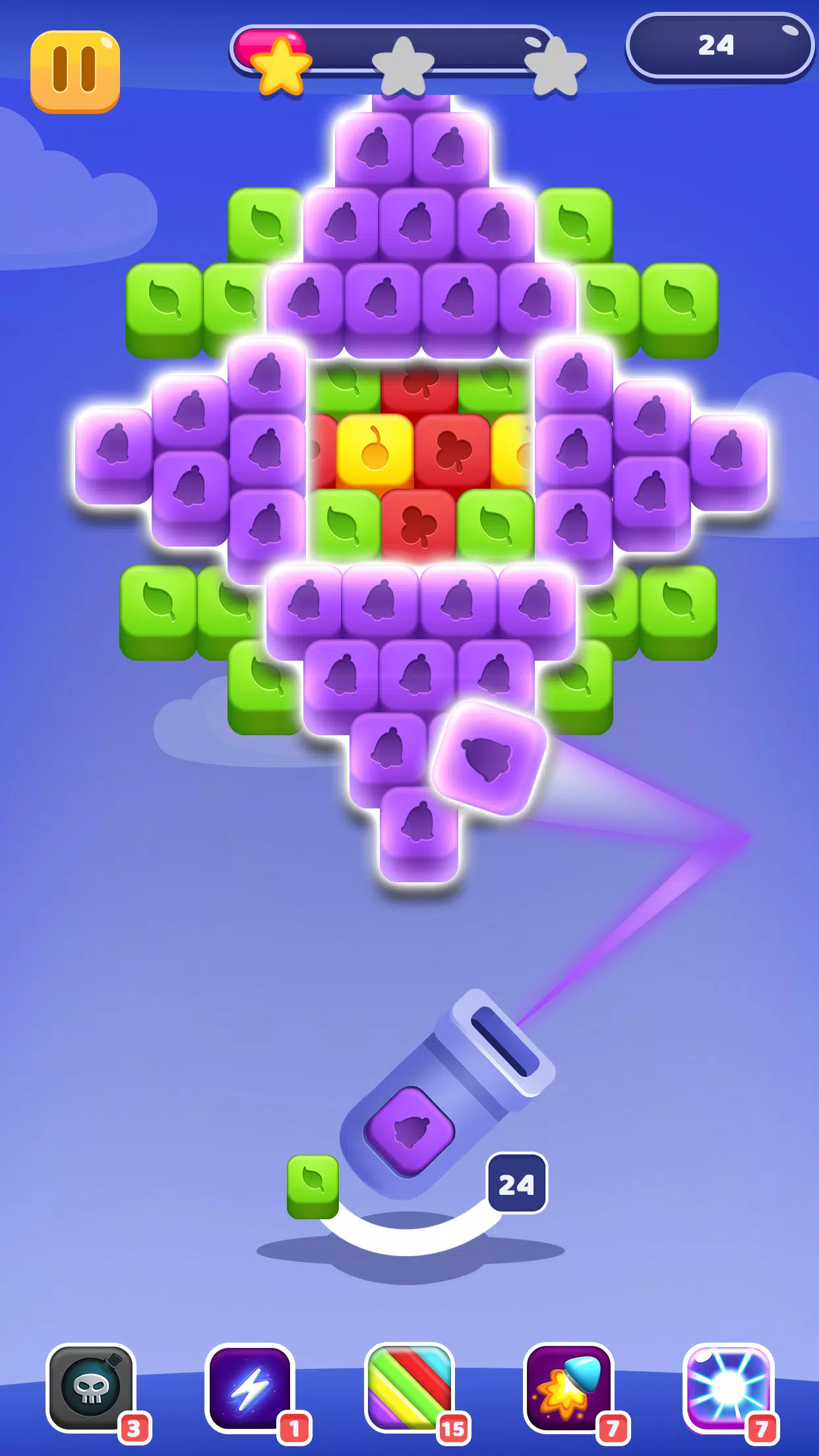 Bubble Shooter Rainbow 2024 Captura de pantalla 1