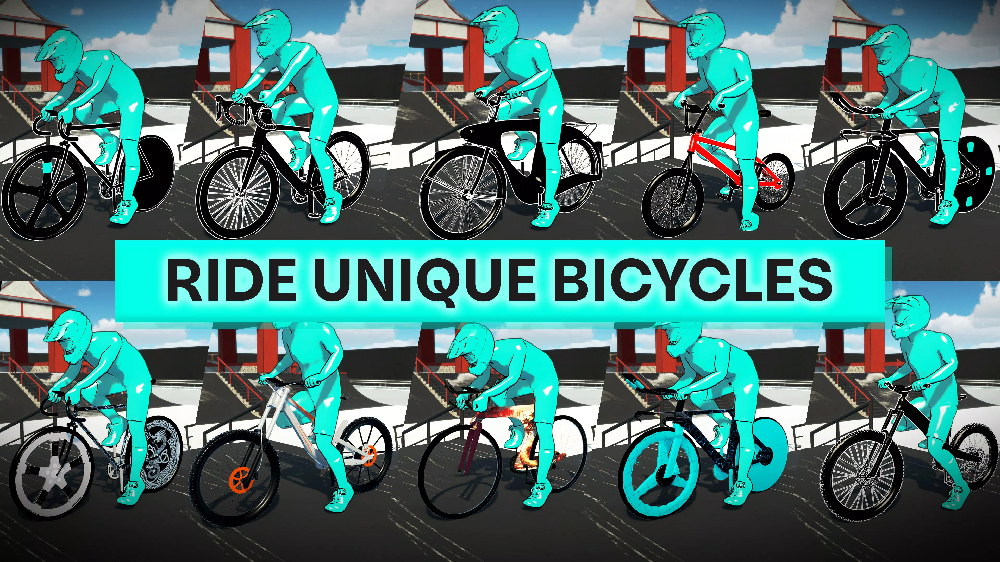 Bicycle Extreme Rider 3D Скриншот 2