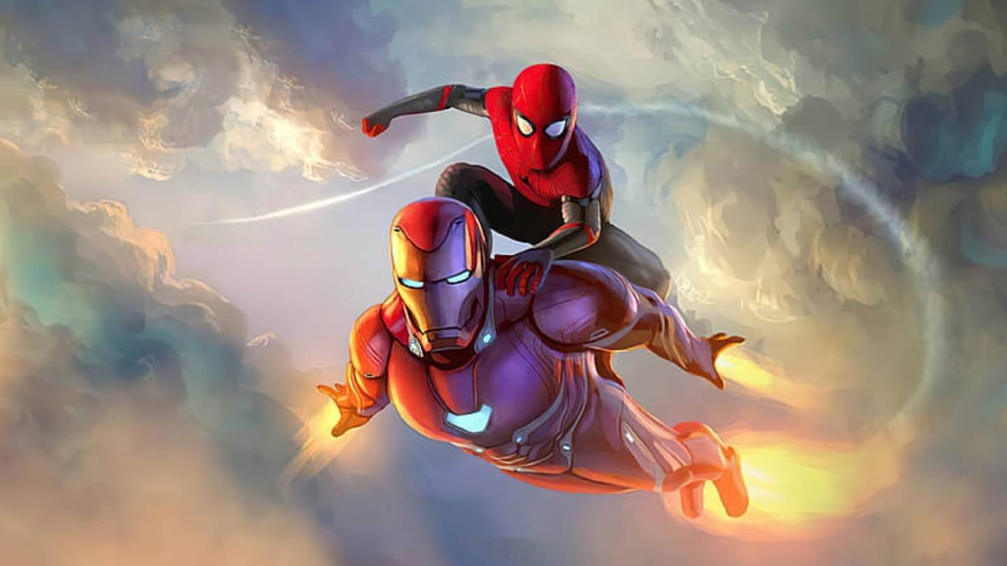 iron man and spider man