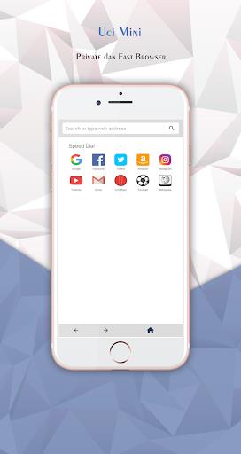 New Uc Browser 2021 - Mini & Secure Capture d'écran 0