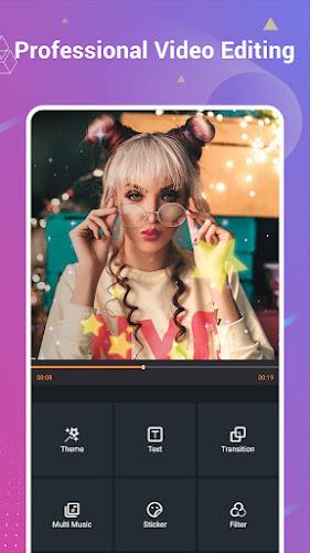 Video Editor with Song Clipvue Screenshot 0